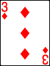 3 of diamonds