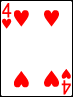 four of hearts