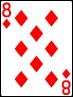 8 of diamonds