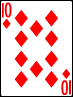 10 of diamonds